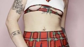 Insanely sexy trans girl jerks and cums